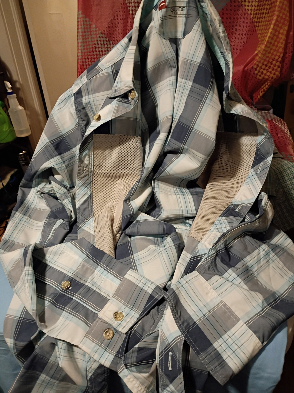 Men's Light Blue Plaid Jacket